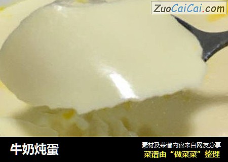 牛奶炖蛋