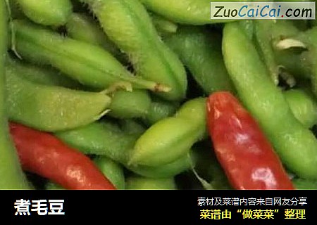 煮毛豆