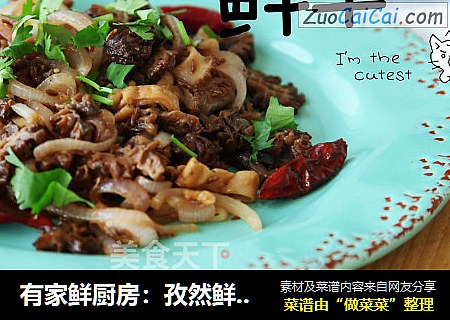 有家鲜厨房：孜然鲜羊肚菌