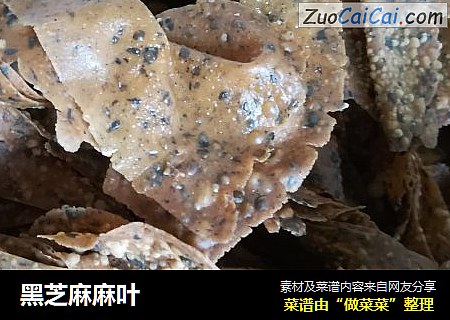 黑芝麻麻叶