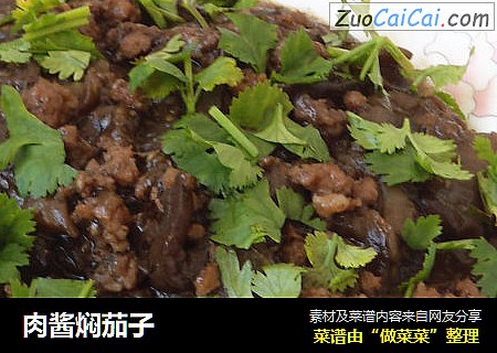肉酱焖茄子
