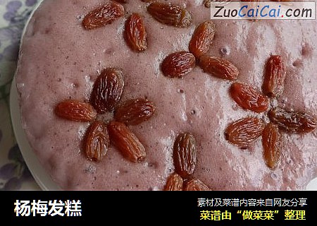 杨梅发糕
