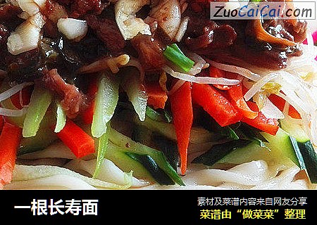 一根长寿面