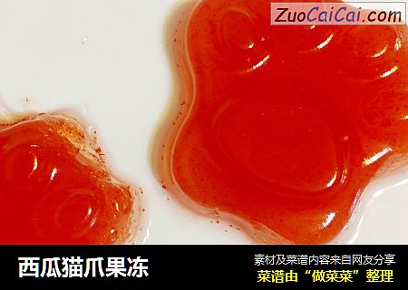 西瓜猫爪果冻