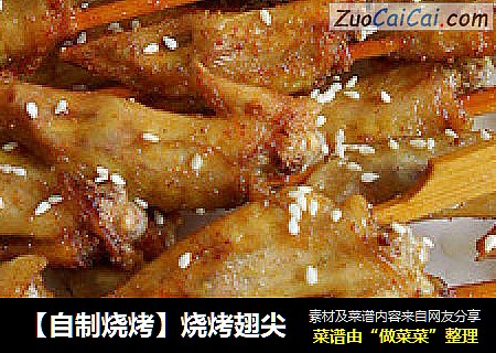 【自制烧烤】烧烤翅尖