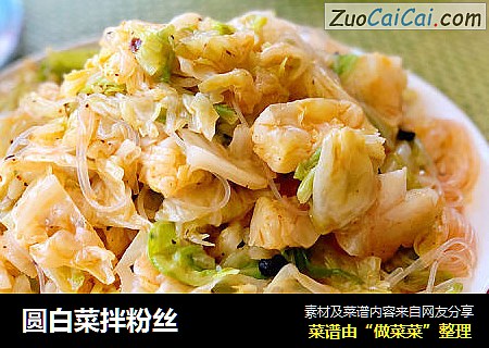 圆白菜拌粉丝