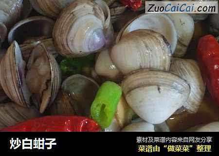 炒白蚶子