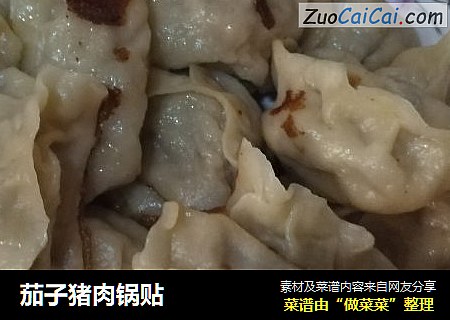 茄子猪肉锅贴