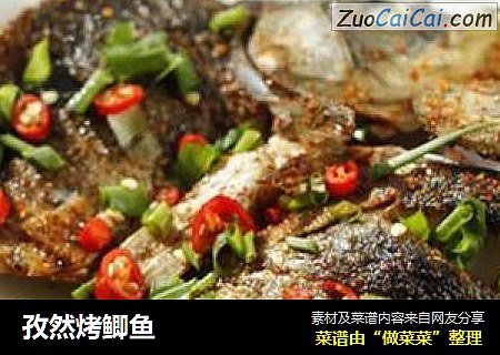 孜然烤鲫鱼
