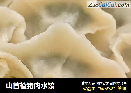 山苜楂猪肉水饺