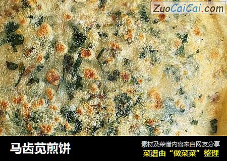马齿苋煎饼