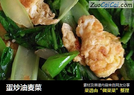 蛋炒油麦菜