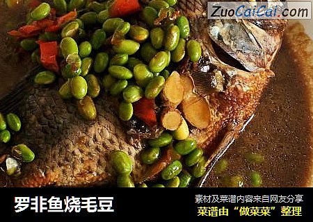 罗非鱼烧毛豆