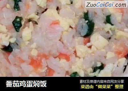 番茄鸡蛋焖饭