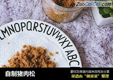自制猪肉松