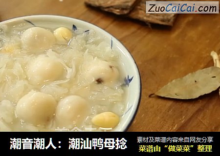 潮音潮人：潮汕鸭母捻