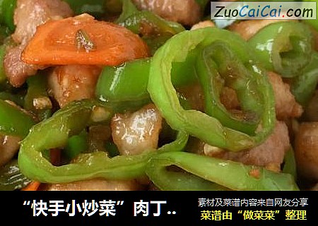 “快手小炒菜”肉丁炒辣椒