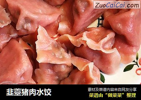 韭薹猪肉水饺
