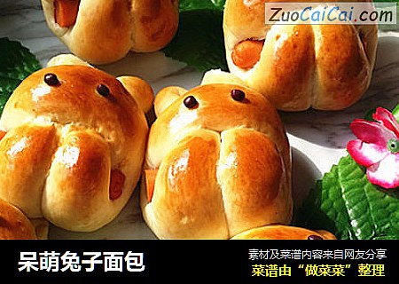 呆萌兔子面包