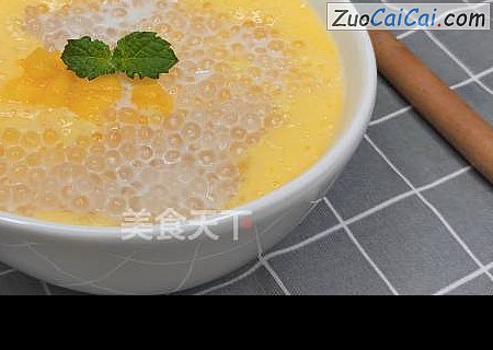 夏天的味道：芒果西米露