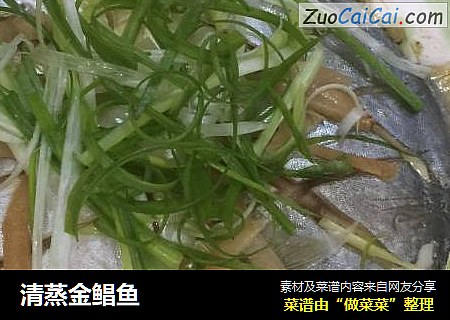 清蒸金鲳鱼