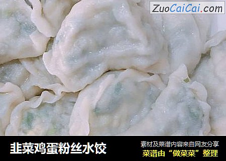 韭菜鸡蛋粉丝水饺