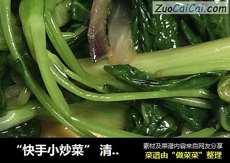 “快手小炒菜” 清炒空心菜