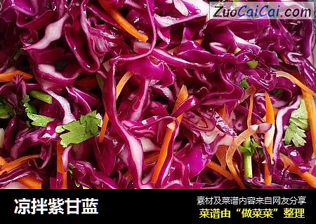 凉拌紫甘蓝