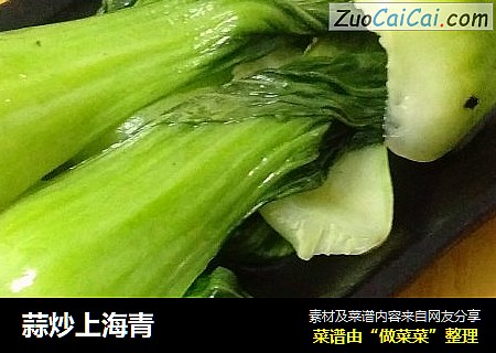 蒜炒上海青