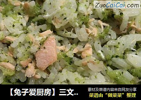 【兔子爱厨房】三文鱼西兰花拌饭～宝宝最爱（1岁以上）