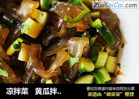 凉拌菜   黄瓜拌拉皮