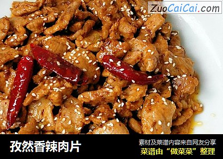 孜然香辣肉片