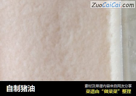 自制猪油