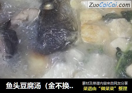 鱼头豆腐汤（金不换版）