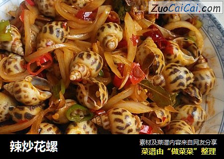 辣炒花螺