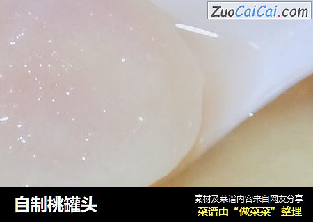 自制桃罐头