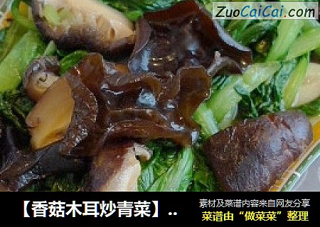 【香菇木耳炒青菜】健身体增智慧