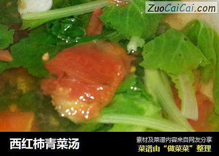 西红柿青菜汤