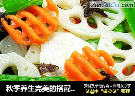 秋季养生完美的搭配--荷塘小炒
