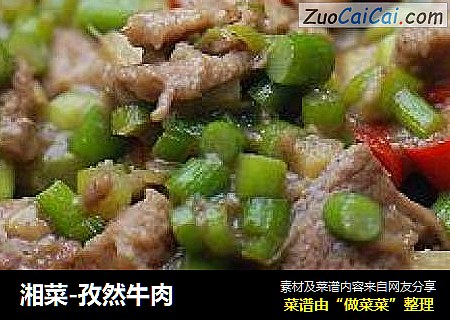湘菜-孜然牛肉