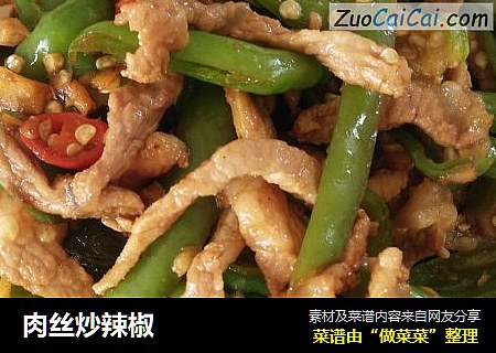 肉丝炒辣椒