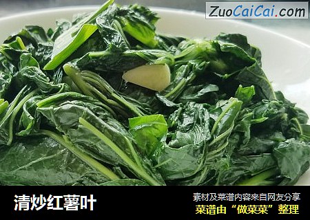 清炒红薯叶