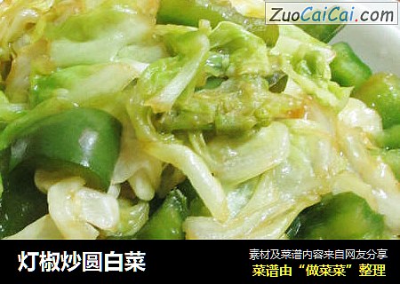 灯椒炒圆白菜