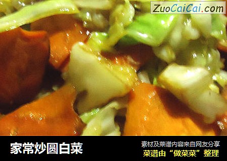 家常炒圆白菜