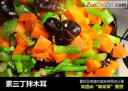 素三丁拌木耳