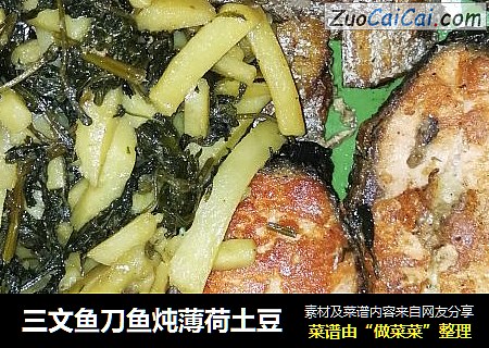 三文鱼刀鱼炖薄荷土豆