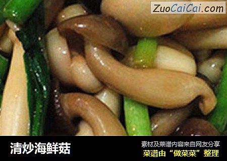 清炒海鲜菇