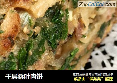 千层桑叶肉饼