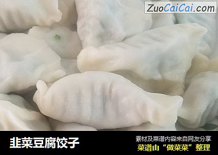 韭菜豆腐饺子