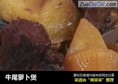 牛尾萝卜煲